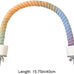 3PCS Bird Perch Gradient Ropes for Parrot Cages Climbing Ropes, Soft Cotton Material Double Swing Toy