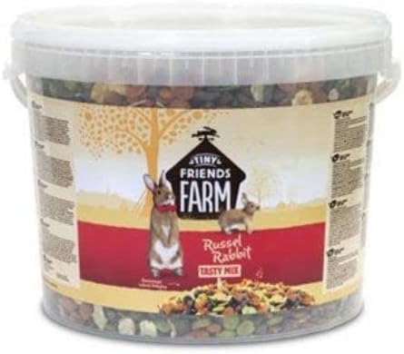 Russel Rabbit 9lbs Bucket, Nutritionally Balanced Pet Food, Tasty Mix for Healthy Pets
