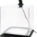 Tetra 3-gallon cube-shaped aquarium kit with pedestal base, LED light, and filter for small tropical fish