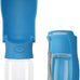 Soicta 19oz foldable portable dog water bottle, 12oz pet water dispenser for puppy, medium, large dogs and small animals