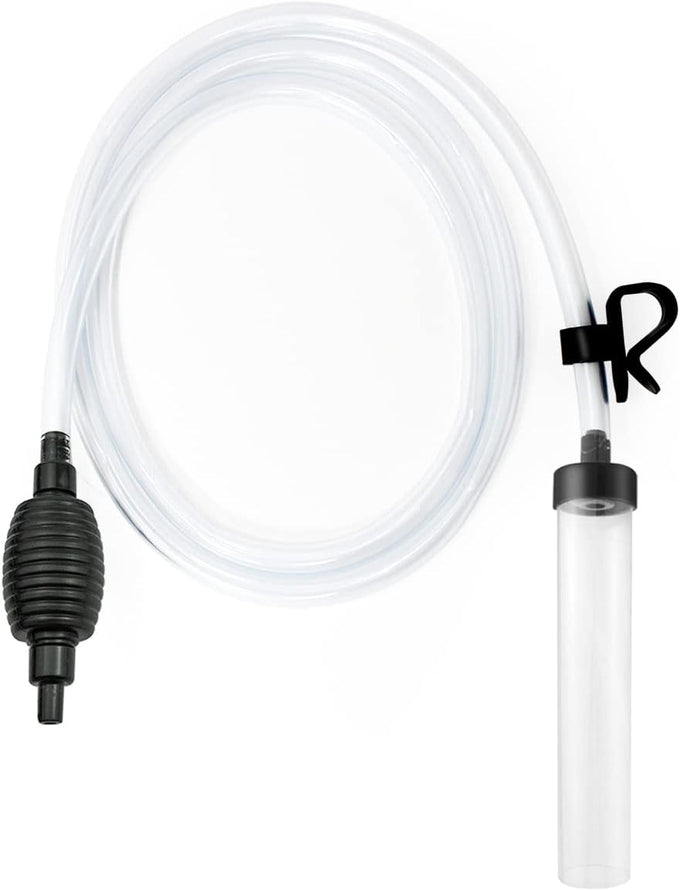 laifoo 5ft aquarium siphon vacuum cleaner for fish tank cleaning gravel and sand, easy to control and durable hose