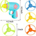 cat fetch toys with colorful flying propellers for kitten training and play