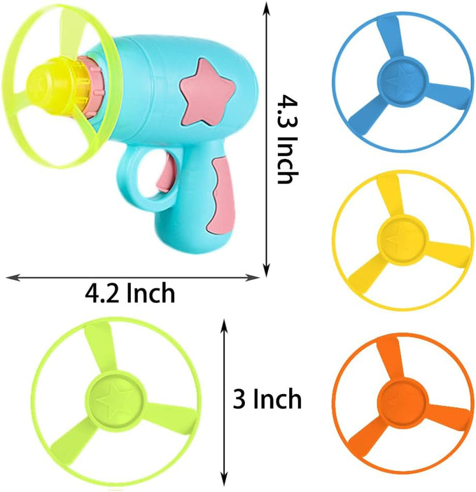 cat fetch toys with colorful flying propellers for kitten training and play