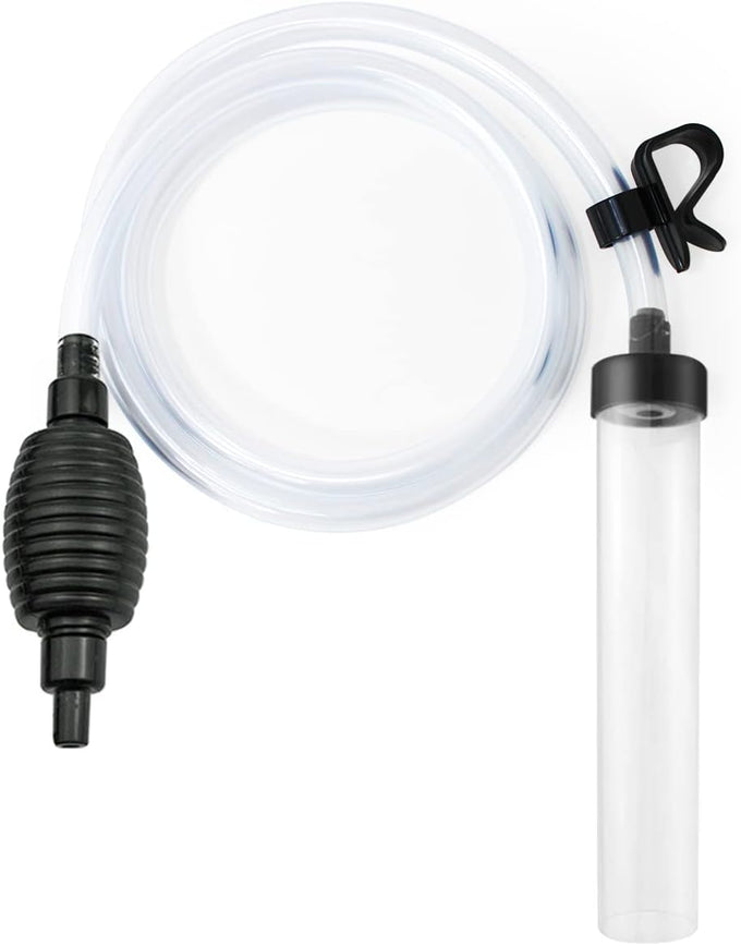 laifoo 5ft aquarium siphon vacuum cleaner for fish tank cleaning gravel and sand, easy to control and durable hose