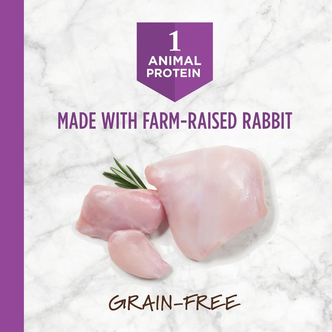 Instinct Limited Ingredient Diet natural grain free dry cat food real rabbit 4.5 lb bag