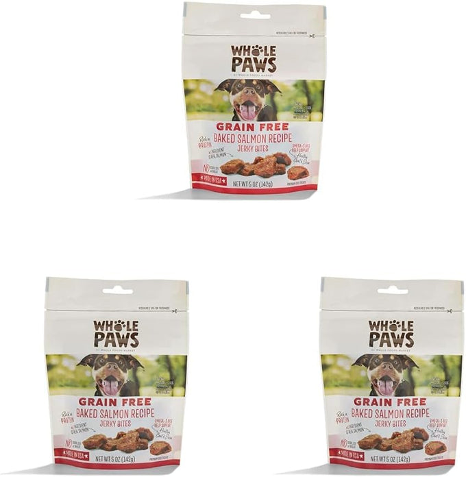 Whole Paws Grain-Free Jerky Dog Treats Roasted Duck Recipe 5 Ounce Made in USA