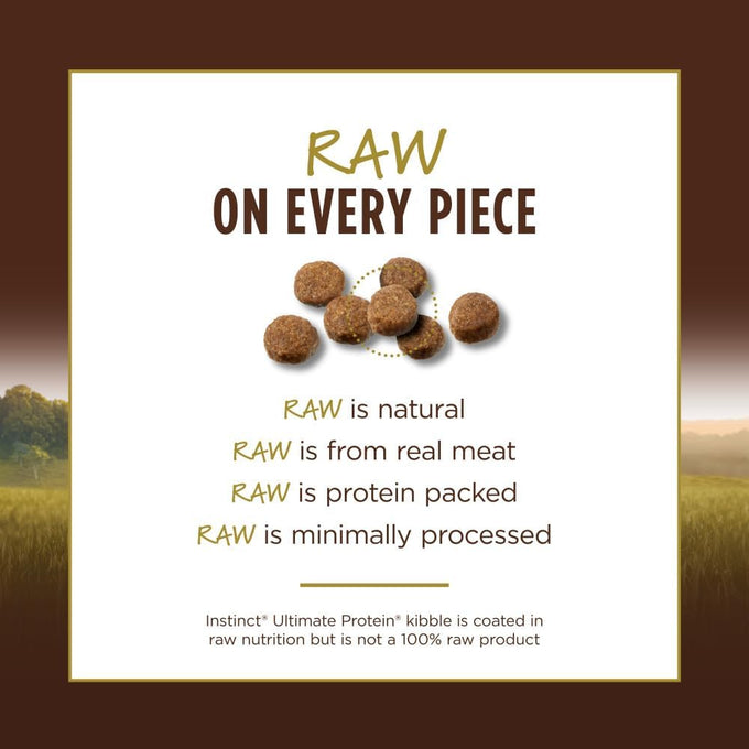 Instinct ultimate grain free dry cat food, natural recipe with cage free chicken and 95% protein