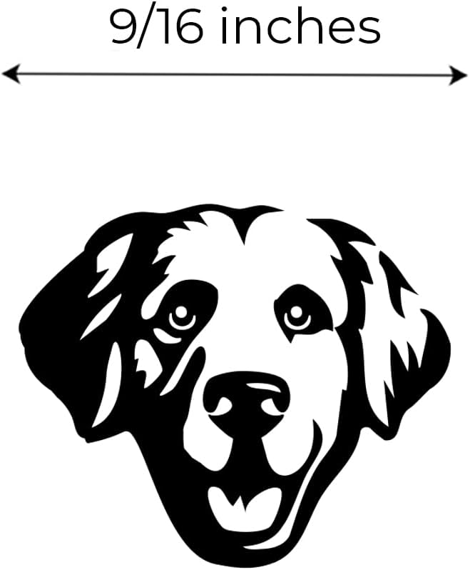 2000 Plus Labrador Retriever Self Inking Stamp - 9/16" Small Black Dog Imprint - Black Lab Puppy Reward Stamp