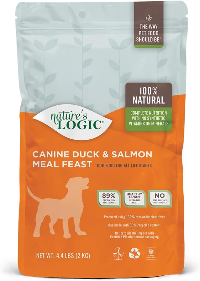 Nature's Logic 100% Natural Duck & Salmon Dry Dog Food, 13lbs