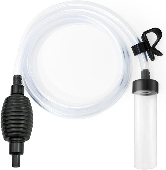 laifoo 5ft aquarium siphon vacuum cleaner for fish tank cleaning gravel and sand, easy to control and durable hose