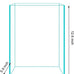 Vimvins 3 gallon ultra white glass fish tank for small aquariums with betta, snails, shrimp and aquatic plants