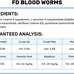 Hikari Bio-Pure Freeze Dried Blood Worms, 0.42-Ounce, Patented Dispenser, Multi-Vitamin Rich
