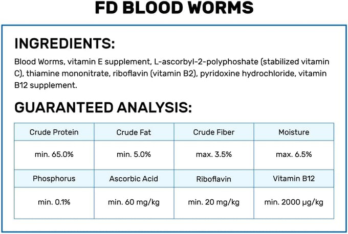 Hikari Bio-Pure Freeze Dried Blood Worms, 0.42-Ounce, Patented Dispenser, Multi-Vitamin Rich