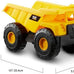 cat construction toys 10" dump truck heavy-duty plastic working tilting bed toddler & kids