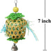 Bird Toys for Conures Parakeet birds cage accessories bird shredding foraging toys with natural rattan and apple wood