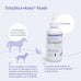 TrizULTRA+Keto Flush for Cats, Dogs, and Horses - 4 oz Multi Cleansing Ear Flush Made in USA