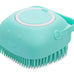 Blue Soft Pet Massage Bath Brush for Puppy Dog Cat Grooming Cleaning Gentle