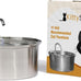 kittySpout stainless steel cat water fountain, 3.2L corded, automatic, quiet, dishwasher safe, 304 stainless steel, 1.5W pump, 20dB noise level