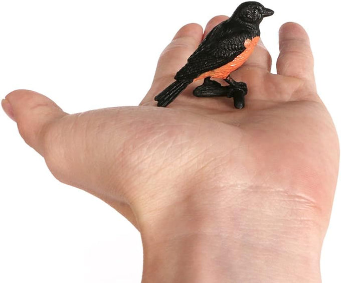 Morofme 7pcs Miniature Birds Figurine Cake Toppers for Birthday Party Decorations