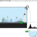 laifoo 5ft aquarium siphon vacuum cleaner for fish tank cleaning gravel and sand, easy to control and durable hose