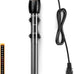 Orlushy Submersible Heater for Saltwater, Freshwater Aquariums with Thermometer, Adjustable and Durable