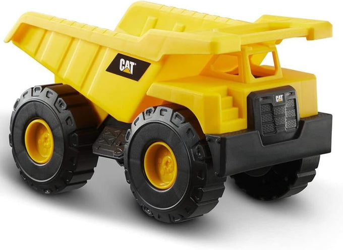 cat construction toys 10" dump truck heavy-duty plastic working tilting bed toddler & kids