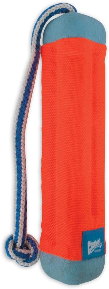 chuckit! amphibious bumper fetch stick toy for medium dogs - floats in water - interactive dog toys