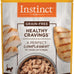 Instinct grain free wet cat food topper with real duck for fussy cats, 3 oz pouches, pack of 24