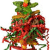 Super Bird Creations SB971 Xmas Crinkle Little Star Bird Toy, 6 inch, Small Bird Size, Festive Holiday Design