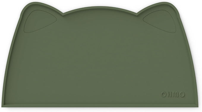 Erythrinus OHMO Silicone Pet Feeding Mat, Waterproof Dog Water Bowl Tray, Non-Skid, Easy Clean, Dishwasher Safe