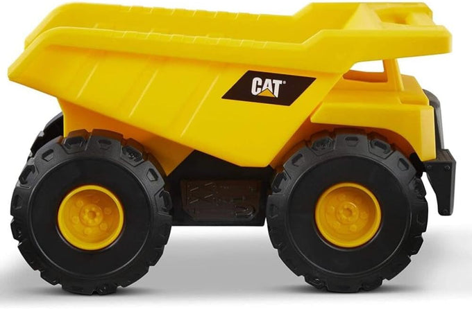 cat construction toys 10" dump truck heavy-duty plastic working tilting bed toddler & kids