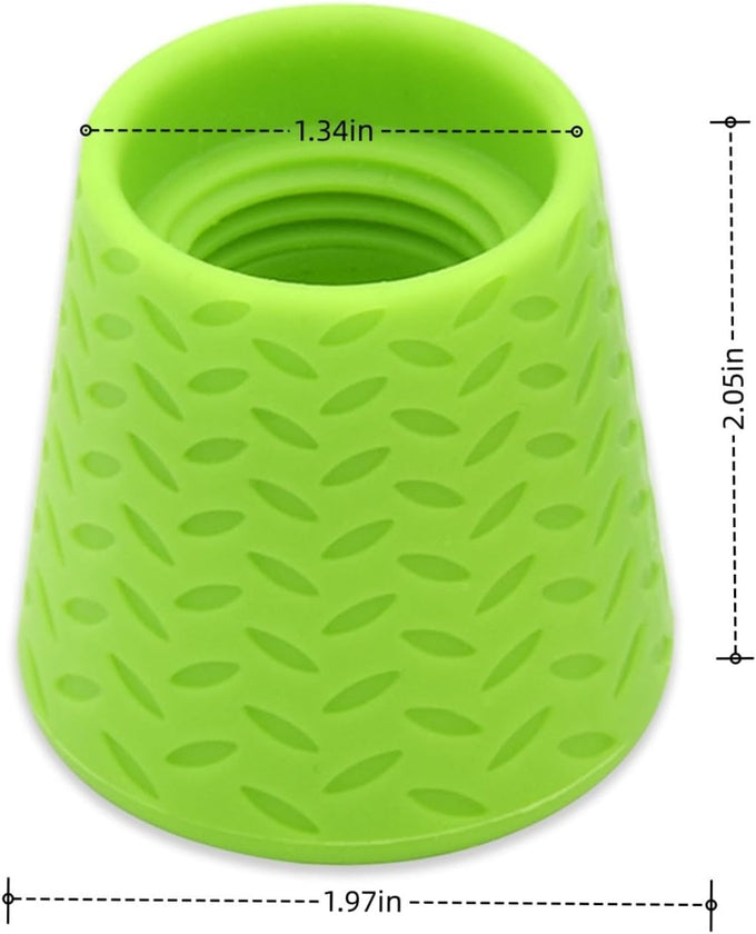 3 Piece Portable Orange Blue Green Silicone Outdoor Dog Shower for Bottles Attachment Accessory Camping Beach Hiking