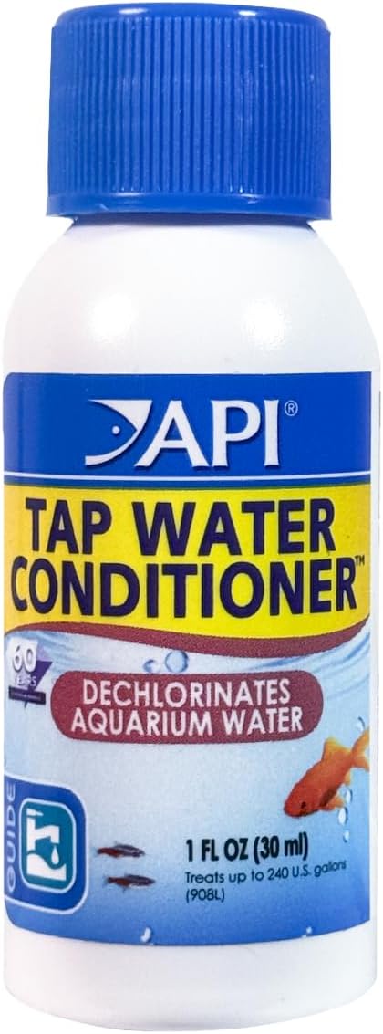 api tap water conditioner 16-ounce bottle for aquariums neutralizes chlorine and chloramines