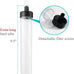 laifoo 5ft aquarium siphon vacuum cleaner for fish tank cleaning gravel and sand, easy to control and durable hose