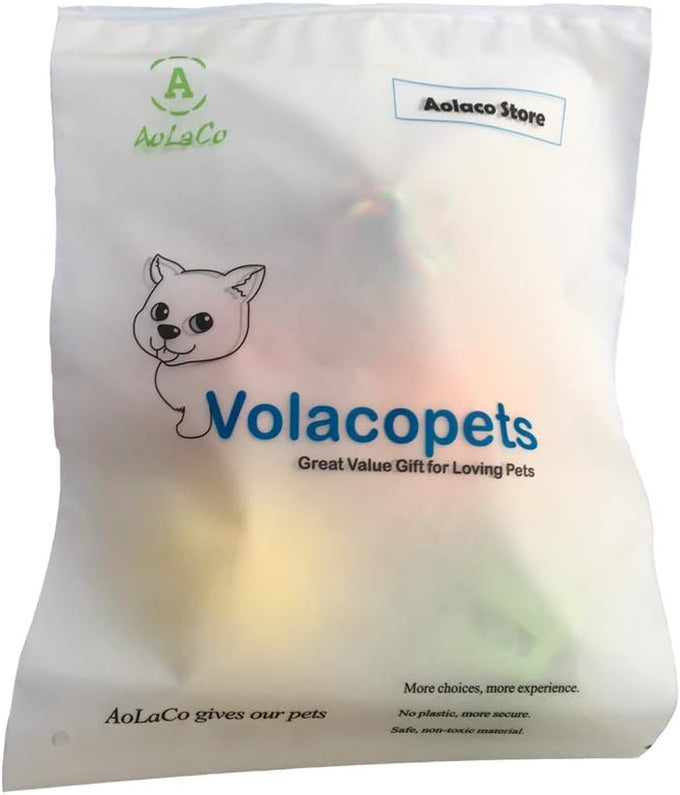 volacopets pink puppy toys for small dogs 5-pack teething chew toys boredom