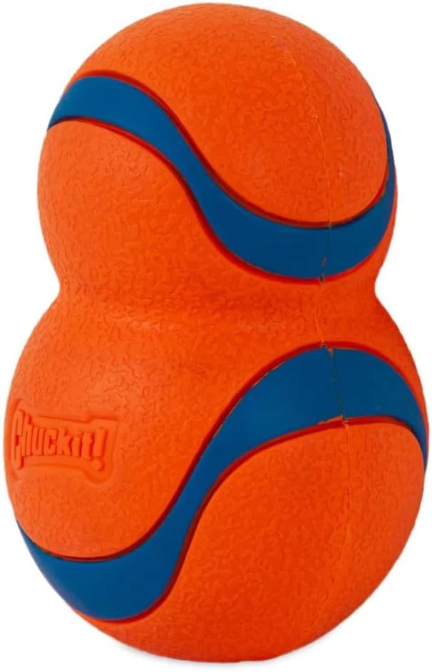 chuckit ultra tumbler dog fetch toy durable rubber erratic tumbling motion