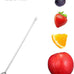 304 stainless steel bird cage food holder for parrot fruit vegetable skewer 3-pack