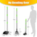 TOOGE 38" Long Handle Stainless Metal Dog Pooper Scooper for Medium Small Dogs Pet Waste