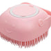 Blue Soft Pet Massage Bath Brush for Puppy Dog Cat Grooming Cleaning Gentle