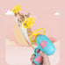 cat fetch toys with colorful flying propellers for kitten training and play