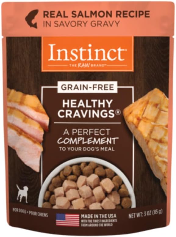 Instinct Healthy Cravings Grain-Free Wet Dog Food Topper, 12 Pouches