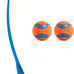 Chuckit! 12M Sport dog ball launcher for medium 2.5" balls, 20-60 lb dogs, 12" handle, made in USA, blue