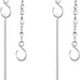 304 Stainless Steel Chicken Vegetable Hanging Feeder Toy for Hens Pet Chicken Veggies Skewer Fruit Holder