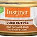 Instinct Flaked Entrée Wet Canned Cat Food Duck 5.5 Ounce Pack of 12 Grain Free High Protein