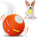 PetDroid Interactive Dog Toys Durable Orange Dog Ball, Small to Large Dogs, USB Rechargeable