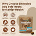Get Naked Senior Health Soft Dog Treats with Real Chicken for Toothless Dogs