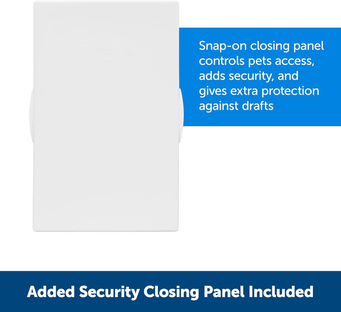 PetSafe never rust dog and cat door medium for pets up to 40 lb paintable easy diy installation