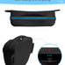 heouvo dog treat pouch with training clicker, 1.67 cup silicone, compact fanny pack with waist belt for pet training and walking, black