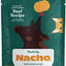Made by Nacho Wet Cat Food, Grass-Fed Grain Finished Beef Recipe in Bone Broth, Limited Ingredients, 12 Pouches