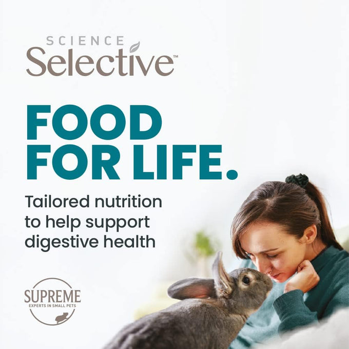 Supreme Petfoods Science Selective Adult Rabbit Food 1.5kg Hay-Free Formula Suitable for Rabbits